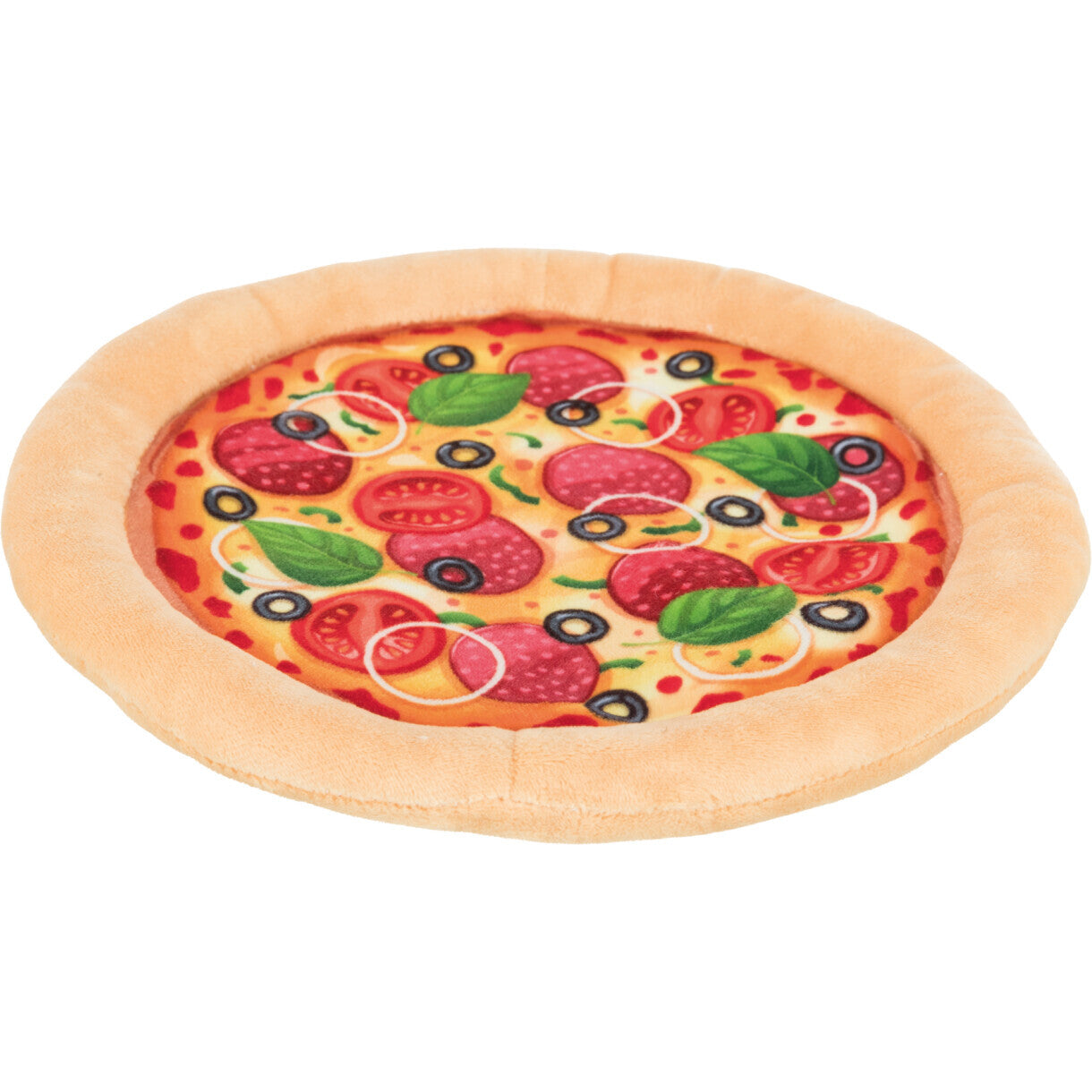 Trixie hundelegetøj Pizza i plys ø 26 cm