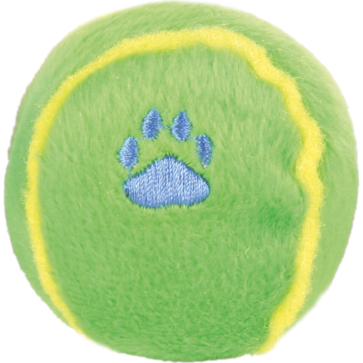 Trixie hundelegetøj Tennisbold i plys Ø6cm - assorteret farver