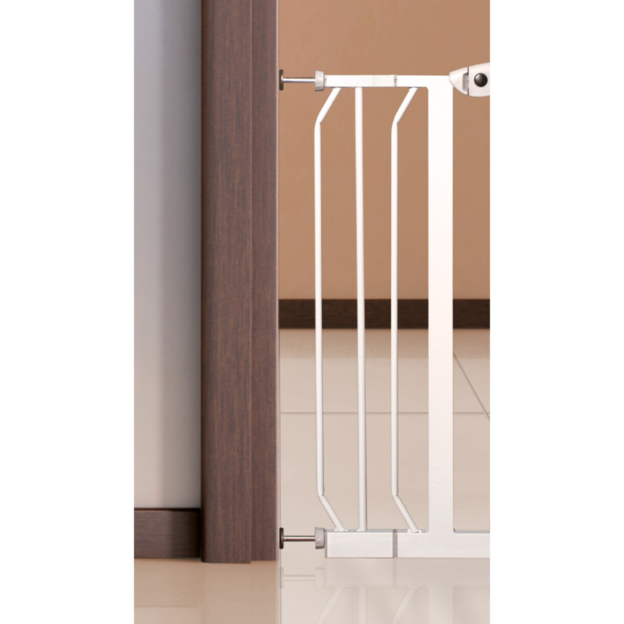 Trixie Ekstra element 10 x 76 cm til Hundegitter i metal 75-85 x 76 cm hvid