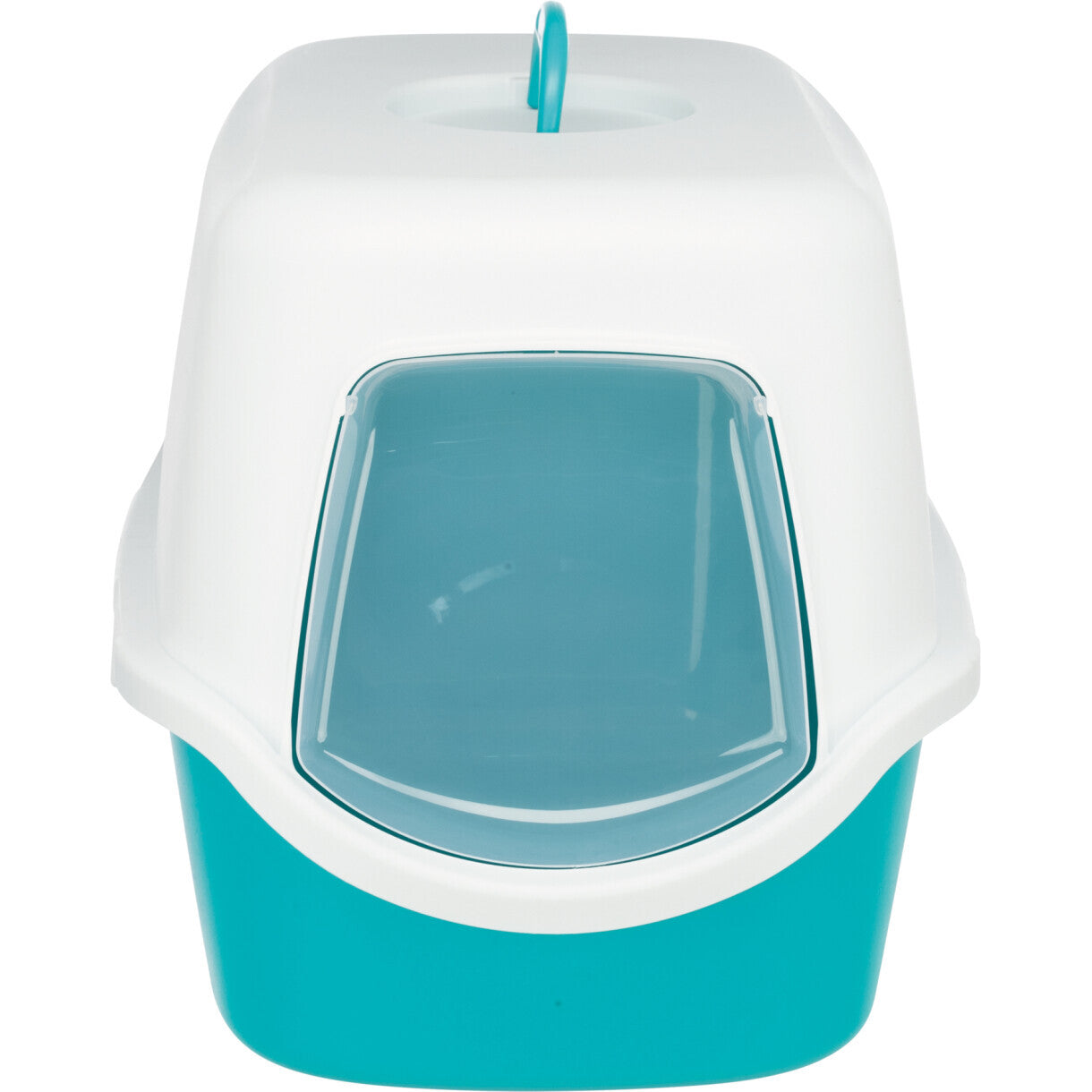 Trixie kattetoilet Vico 40x40x56 cm turkis - creme farvet