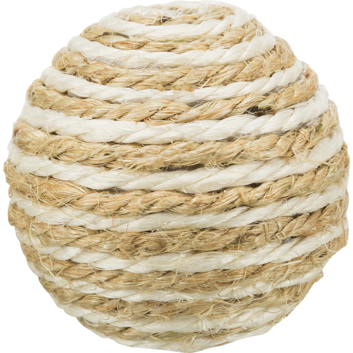 Trixie Kattelegetøj Sisalbold med catnip og lyd ø 6 cm - assorteret farver