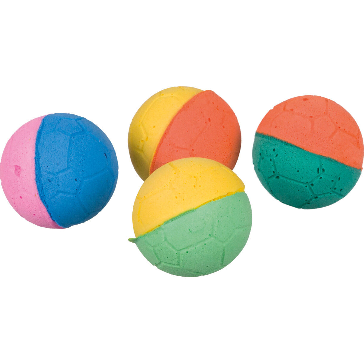 4 Stk Trixie Soft ball til katte ø4,3 cm assorteret farver