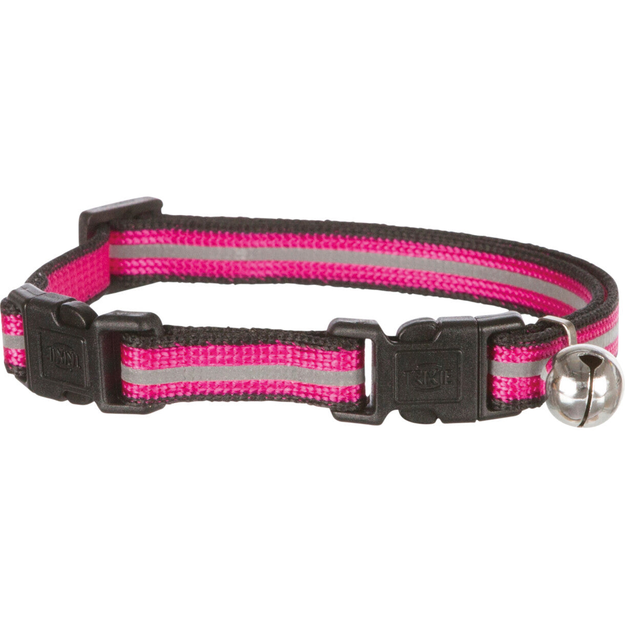 Trixie Katte Halsbånd med 2 låse reflective assorteret farver