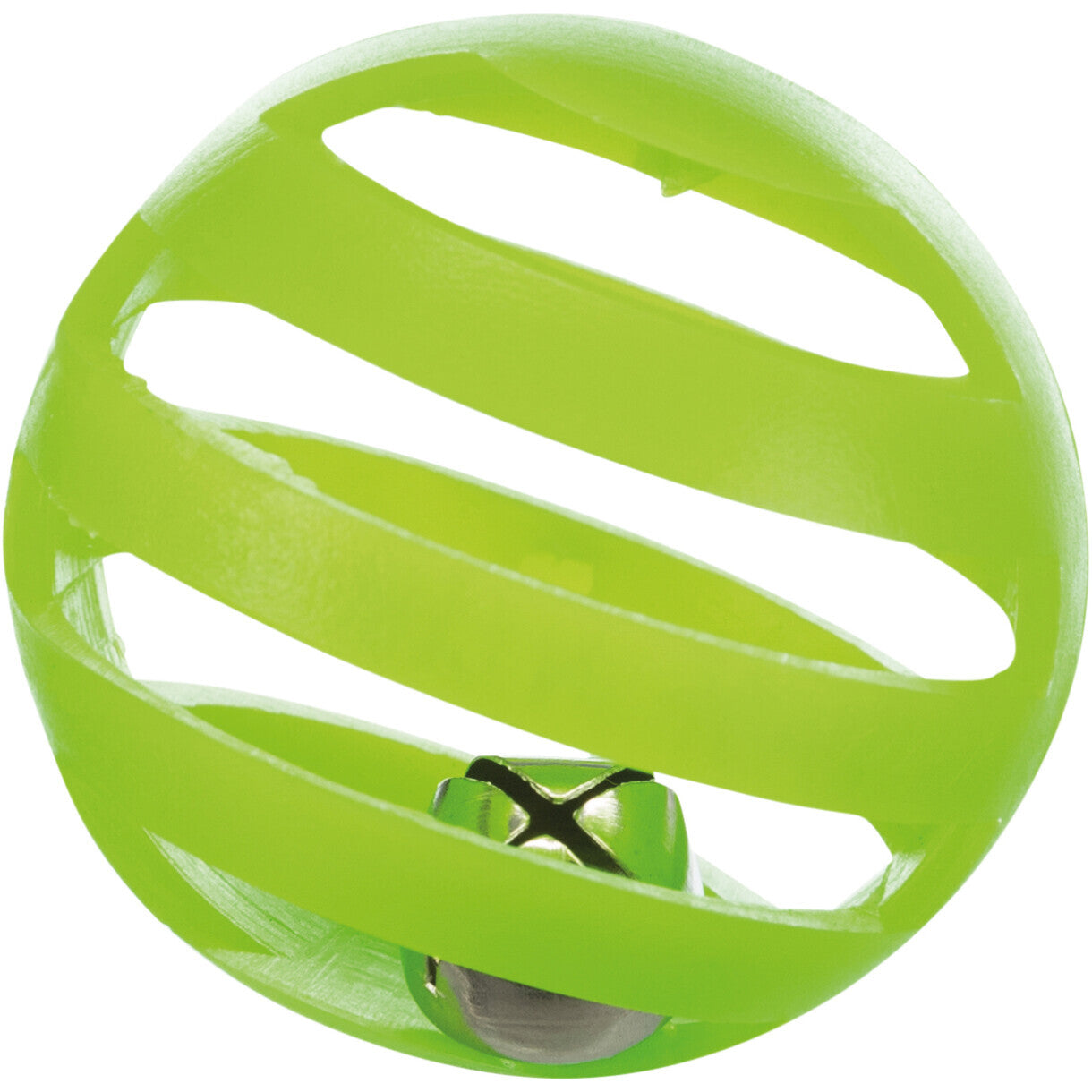 Trixie Kattelegetøj 4 stk. Bolde i plast med lyd ø 4 cm - assorteret farver