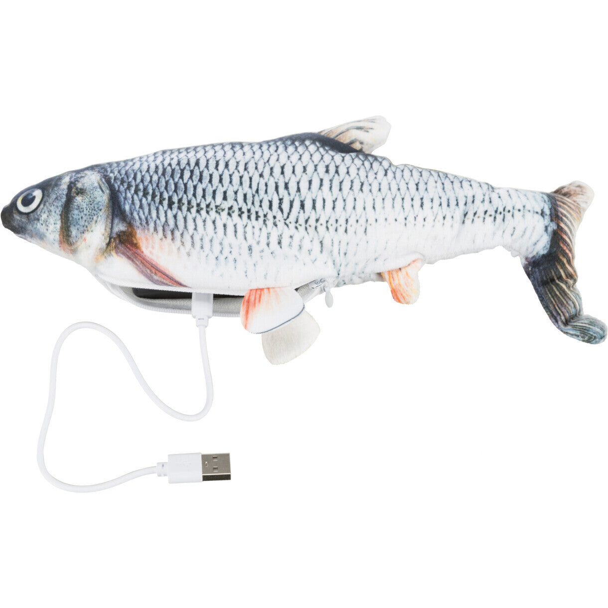 Trixie kattelegetøj sprællende fisk med catnip 30 cm