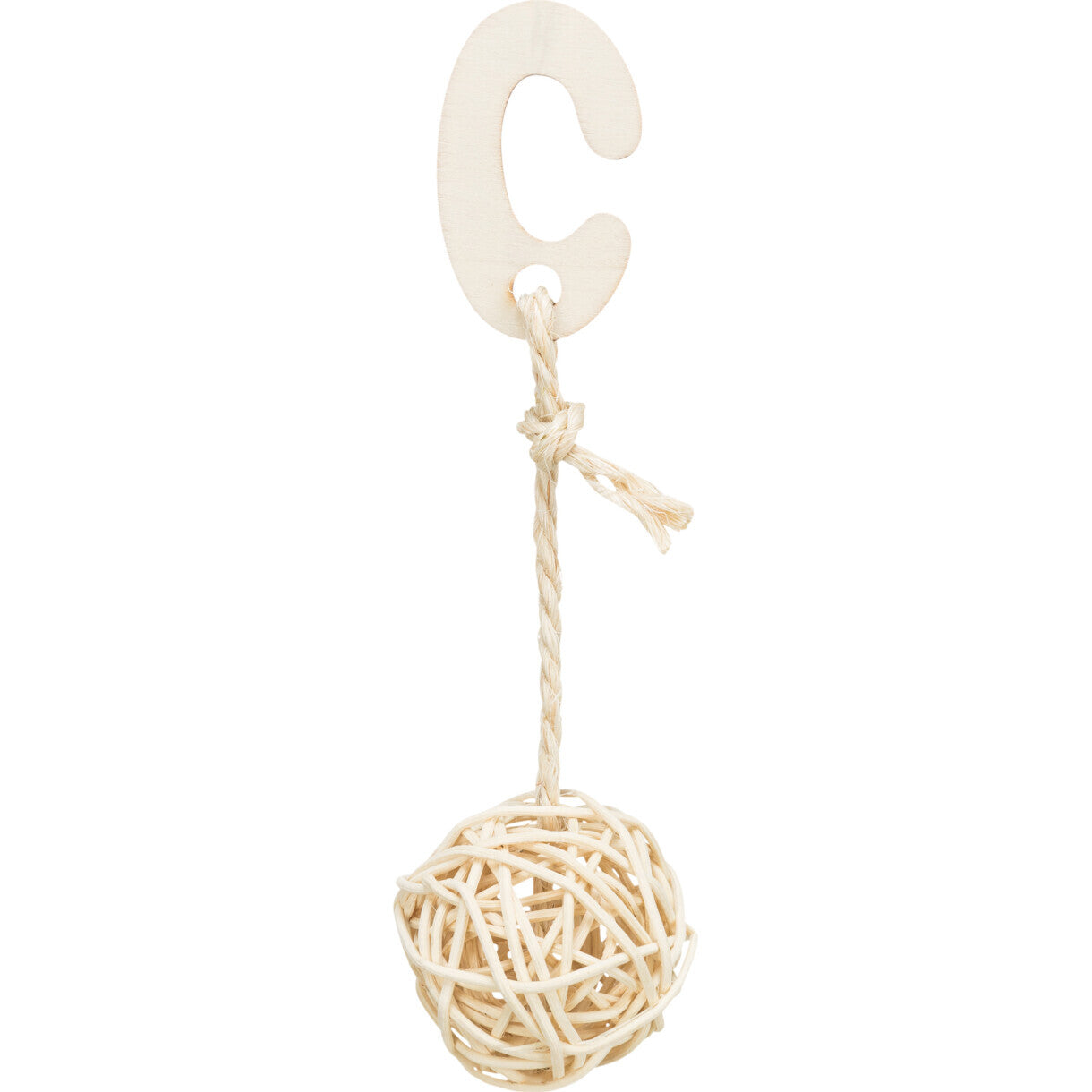 Trixie 3 rattankugler med klokke til fugler - 24 cm