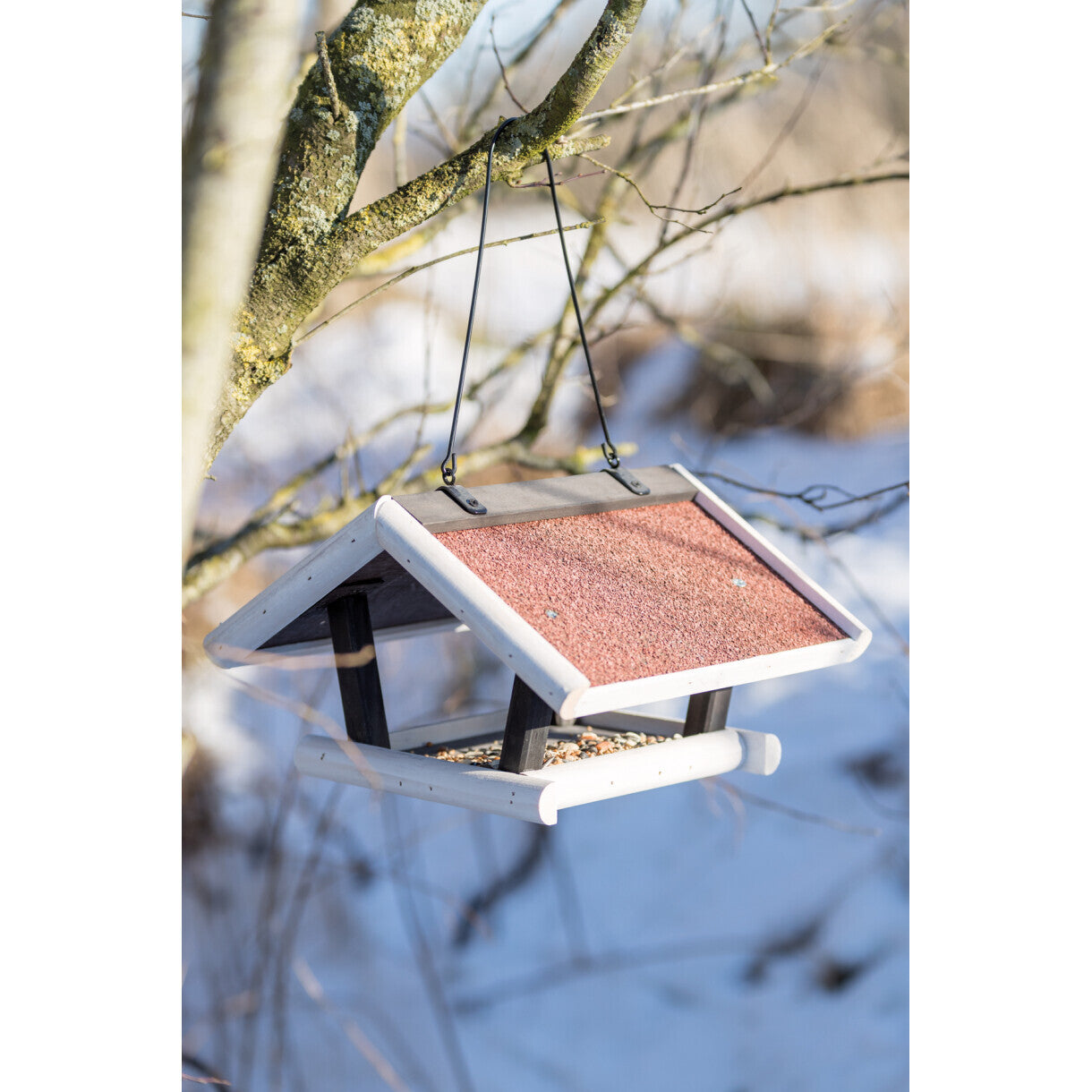 Trixie Natura fugle foderhus 30 x 18 x 28 cm - sort - hvid