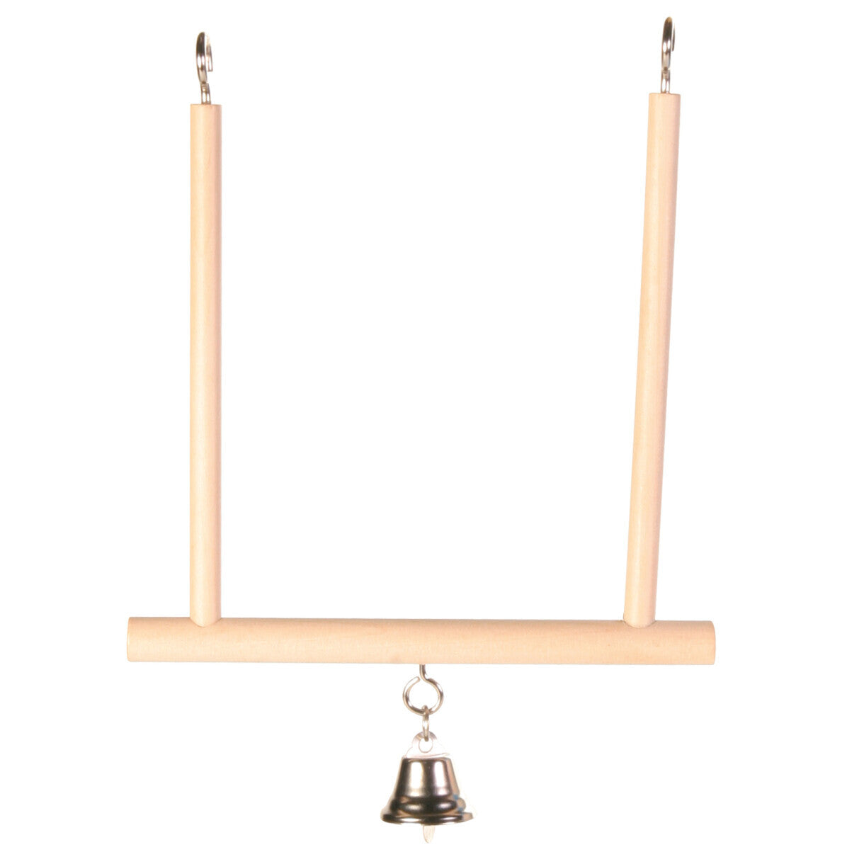 Trixie Fuglelegetøj trægynge med klokke 12,5 x 13,5 cm