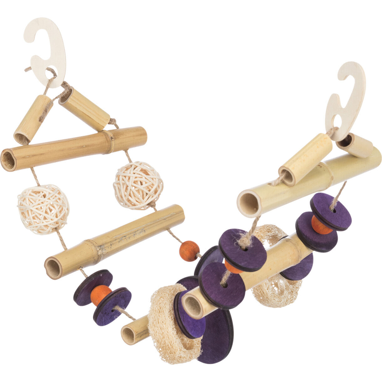 Trixie Fuglelegetøj hængebro i bambus - 45 cm