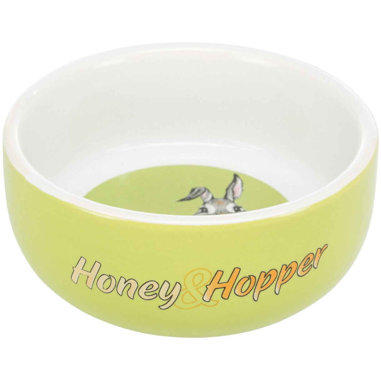 Trixie Kanin og marsvin skål i keramik Honey & Hopper 250 ml - ø 11 cm assorteret farver