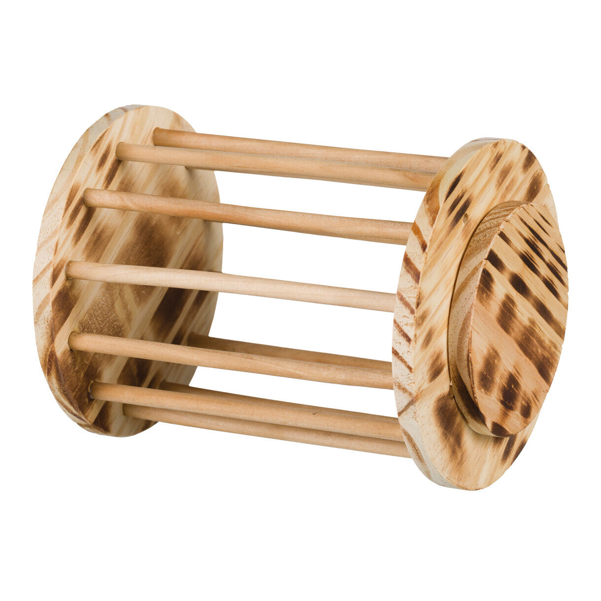 Trixie Høhæk med låg i brændt træ