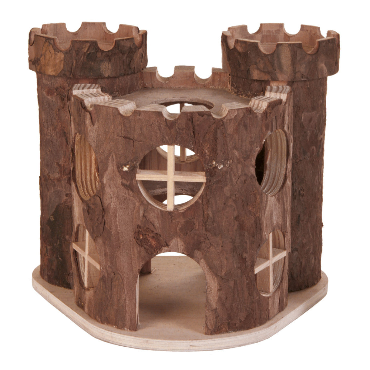 Trixie Legeplads slot træ 15 x 11 x 14 cm til mus og hamster