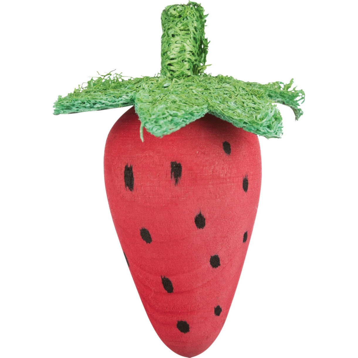 Trixie Sæt af jordbær og rødbeder af træ og luffa - 6 - 9 cm