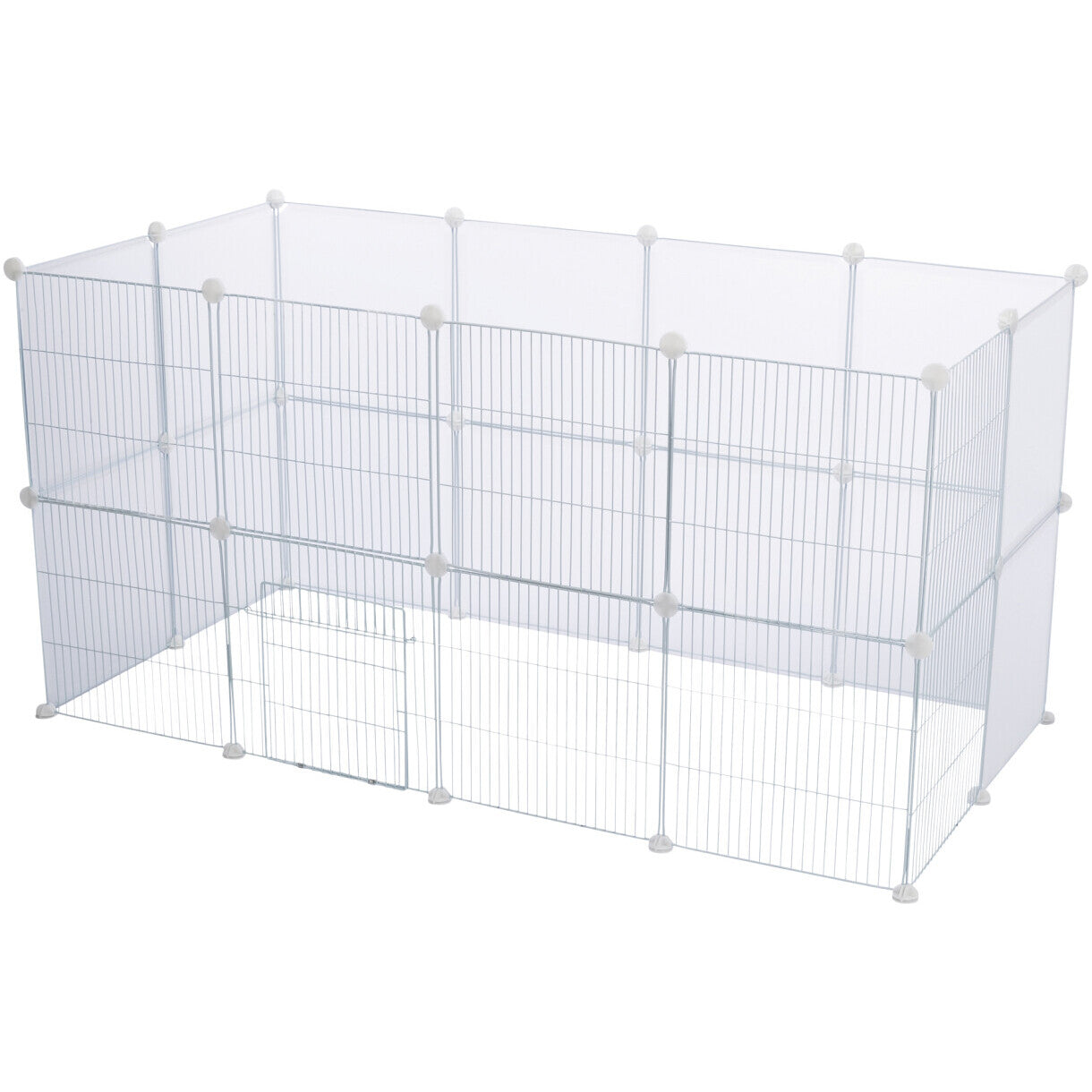 Trixie indendørs løbegård til små dyr 140 x 35 x 70 cm hvid