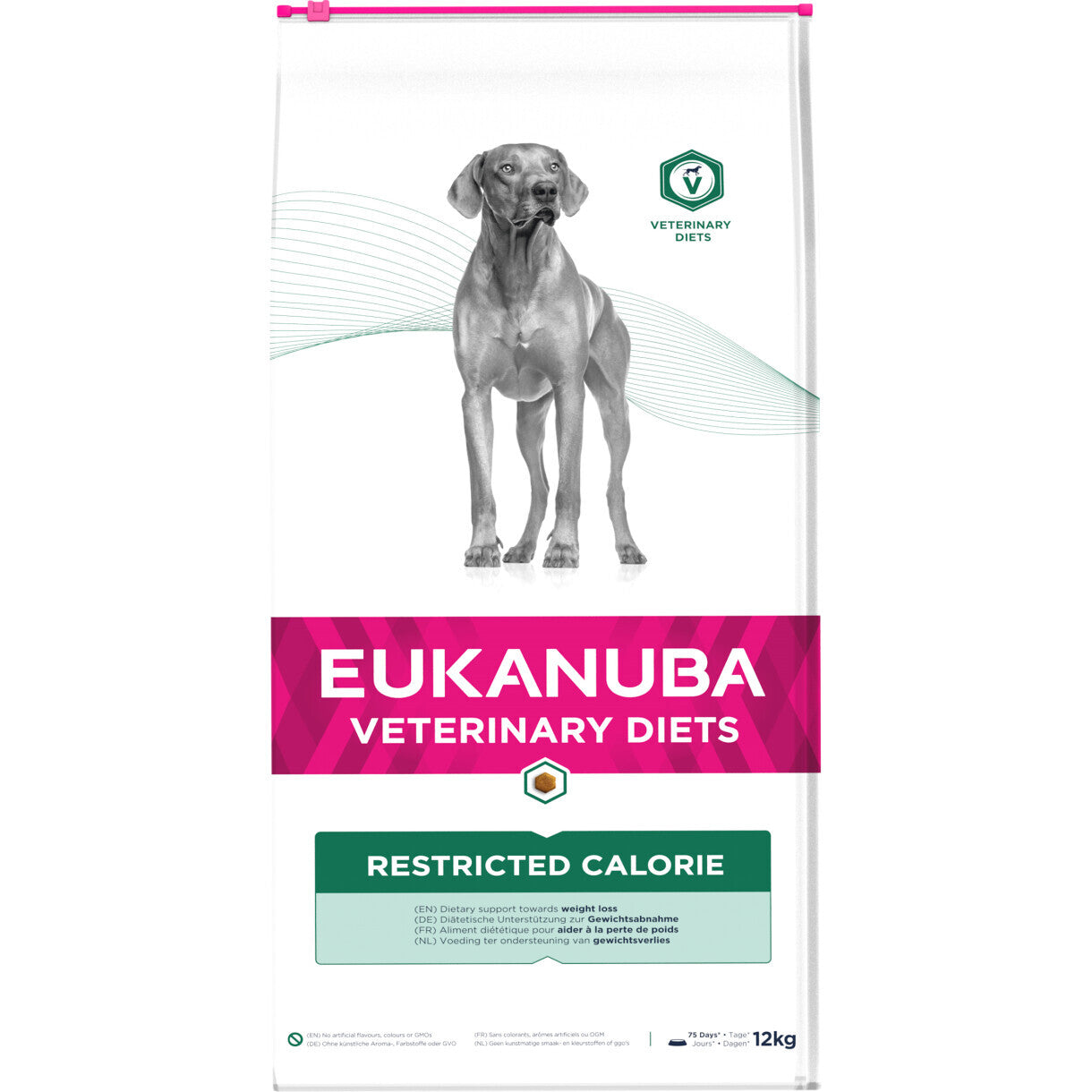 12 kg Eukanuba hundefoder veterinary restricted diet - til hunde der skal tabe sig