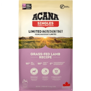 11,4 kg Acana Singles Grass-fed Lamb hundefoder med lam