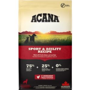 11,4 kg Acana Sport & Agility hundefoder med kylling og fisk