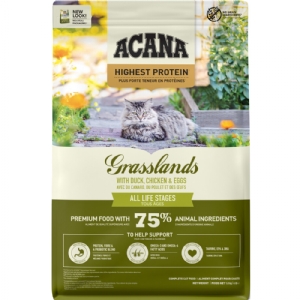 1,8 kg Acana Highest Protein Grasslands kattemad med and og kylling