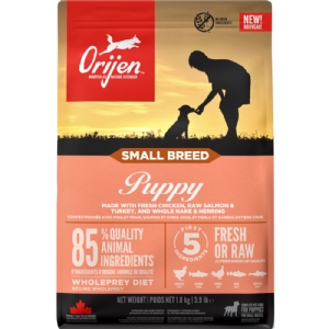 1,8 kg Orijen Puppy Small Breed hundefoder med kylling og laks