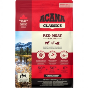 2 kg Acana Classics Red Meat hundefoder med lam og svinekød