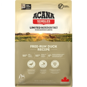 2 kg Acana Singles Free-Run Duck hundefoder med and