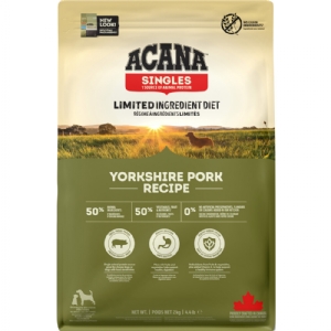 2 kg Acana Singles Yorkshire Pork hundefoder med gris