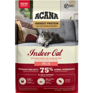 4,5 kg Acana Highest Protein Indoor kattemad  med kylling og laks