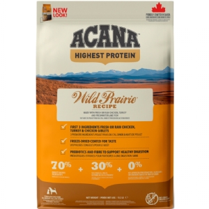 6 kg Acana Highest Protein  Wild Prairie hundefoder med kylling og fisk