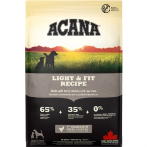 6 kg Acana Light & Fit hundefoder med kylling og fisk