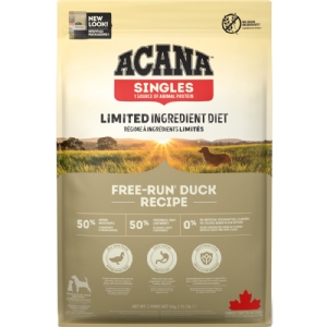 6 kg Acana Singles Free-Run Duck hundefoder med and