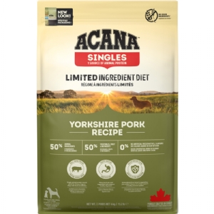 6 kg Acana Singles Yorkshire Pork hundefoder med gris