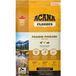 9,7 kg Acana Classics Prairie Poultry hundefoder med kylling