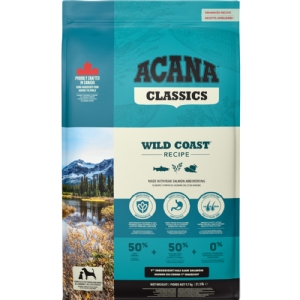 9,7 kg Acana Classics Wild Coast hundefoder med kylling og fisk