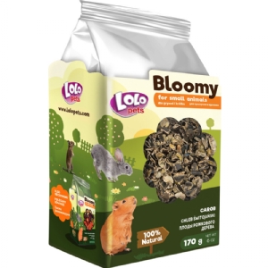 170 gr Lolo Bloomy Snack med carob til kaniner og gnavere