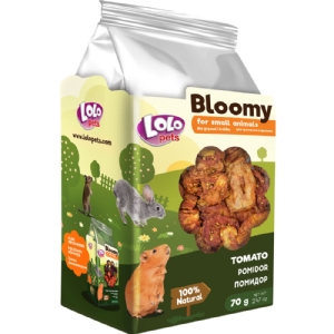 70 gr Lolo Bloomy Snack med tørret tomater til kaniner og gnavere