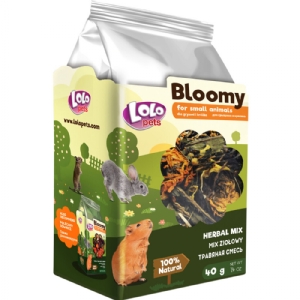 40 gr Lolo Bloomy Snack med urte mix til kaniner og gnavere