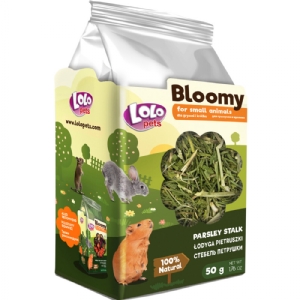 50 gr Lolo Bloomy Snack med persille stilke til kaniner og gnavere