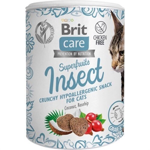 Brit Care katte Snack Superfruits med Insekter 100 g