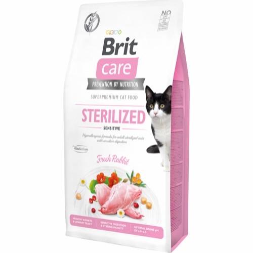 Brit Care voksne Steriliserede katte med sensitiv mave kornfrit