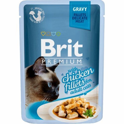 Brit katte-vådfoder med i sovs stk. x 85 g