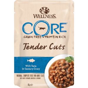 24 x 85 gr CORE kattevåd foder med Tun i sovs - kornfri