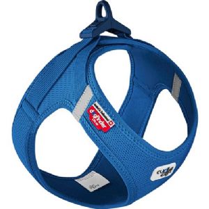 Curli hunde vestsele step in brystmål fra 30,2 til 33,8 cm - 2XSmall - blå