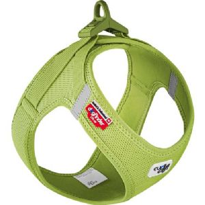 Curli hunde vestsele step in brystmål fra 43,4 til 49,0 cm - Medium - lime grøn