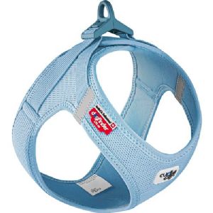 Curli hunde vestsele step in brystmål fra 43,4 til 49,0 cm - Medium - lyse blå