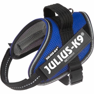 Julius K9 IDC POWAIR hundesele Str. Mini-mini - XSmall - brystmål fra 40 til 53 cm Blå