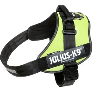 Julius K9 IDC - hundesele - Bryst størrelse 82 til 115 cm neon grøn Str. 3