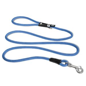 Curli Stretch Comfort hundeline blå ø10 mm - 1,8 m - max 40 kg hund