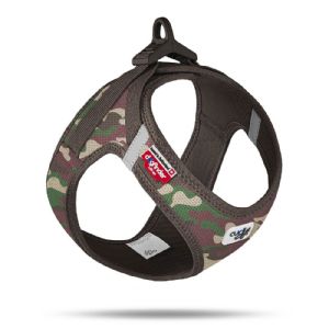 Curli hunde vestsele step in brystmål fra 26,1 til 30,1 cm - 3XSmall - camo