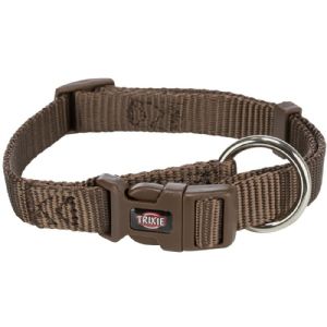 Trixie Premium hundehalsbånd - nakkeomkreds fra 25til 40 cm x 15 mm - brun